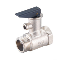 TMOK 1/2'' Brass safety valve with black plastic handle for water boiler brass air relief valve pressure reduce valve